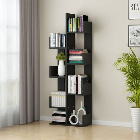 Tribesigns 8 Shelf Tree Bookshelf Modern Bookcase Book Rack