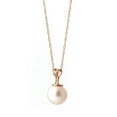 thumbnail image 3 of Galaxy Gold 14K Rose Gold Pearl Pendant Necklace - June Birthstone - Balance & Intuition - 16" to 24" - Fine Jewelry for Women, 3 of 5