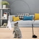 thumbnail image 5 of Juguete interactivo para gatos con plumas y cascabeles | Base con ventosa y modo portátil | Juguete de peluche para gatitos, 5 of 6