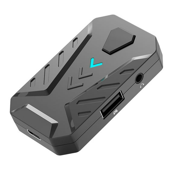 Gaming Keyboard and Mouse Type C Cord Connection Gaming Mouse Converter for PC