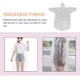 thumbnail image 4 of 6pcs impermeables desechables adultos al aire libre de impermeables al aire libre poncho con capucha con cordón, 4 of 5