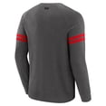 thumbnail image 3 of Men's J. Palmer Dark Heather Gray Kansas City Chiefs Players Lounge Raglan Tri-Blend Sweatshirt, 3 of 6