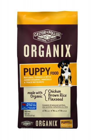 castor and pollux organix dog food