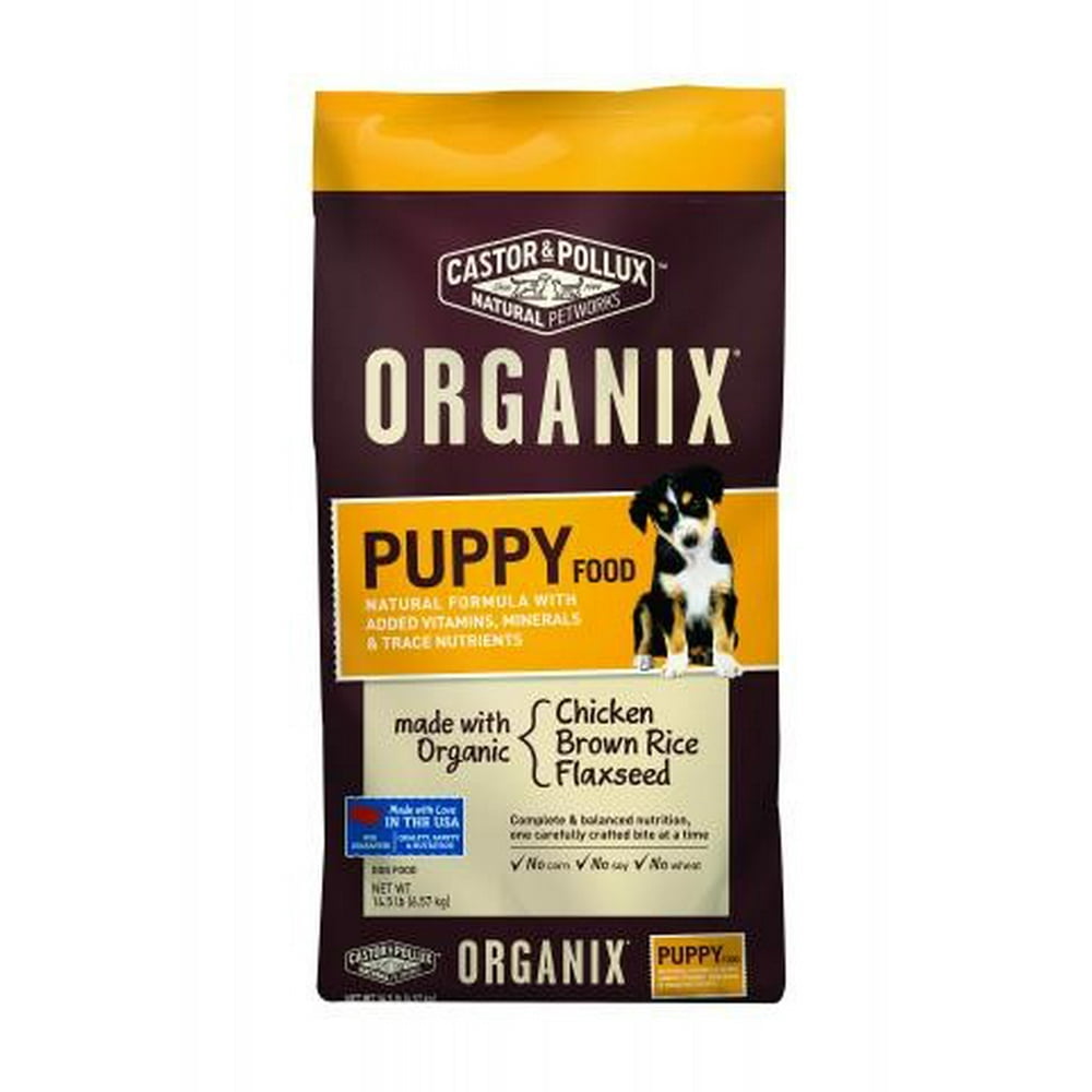 Castor & Pollux Organix Puppy Recipe Dry Dog Food, 14.5 lb Walmart