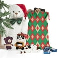 thumbnail image 5 of Christmas Sack – 28" X 20" Canvas Gift Bag with Drawstring, Full Print Polyester Santa Sack, Durable Reusable Xmas Gift Bag for Holiday, Party & Storage, 5 of 5