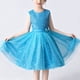thumbnail image 2 of Odeerbi 4-15 Años Niñas Lentejuelas Brillante Vestido de Tulón Lindo Sin Mangas Cintura Arco Vestido de Tanque de Línea Para La Boda de La Fiesta de Cumpleaños, 2 of 9