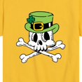 thumbnail image 2 of Instant Message - Leprechaun Skull Toddler Short Sleeve Graphic T-Shirt, 2 of 5