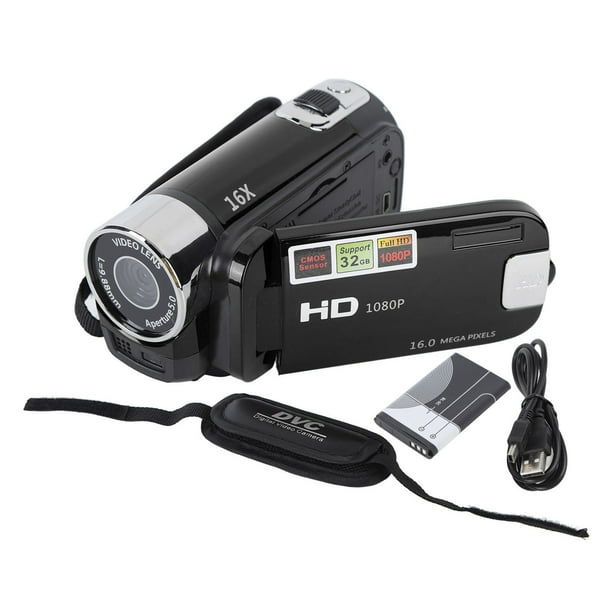 Cámara DV 4K de 48 MP con pantalla TFT giratoria de 2,7 pulgadas y zoom digital de 16x con cable USB