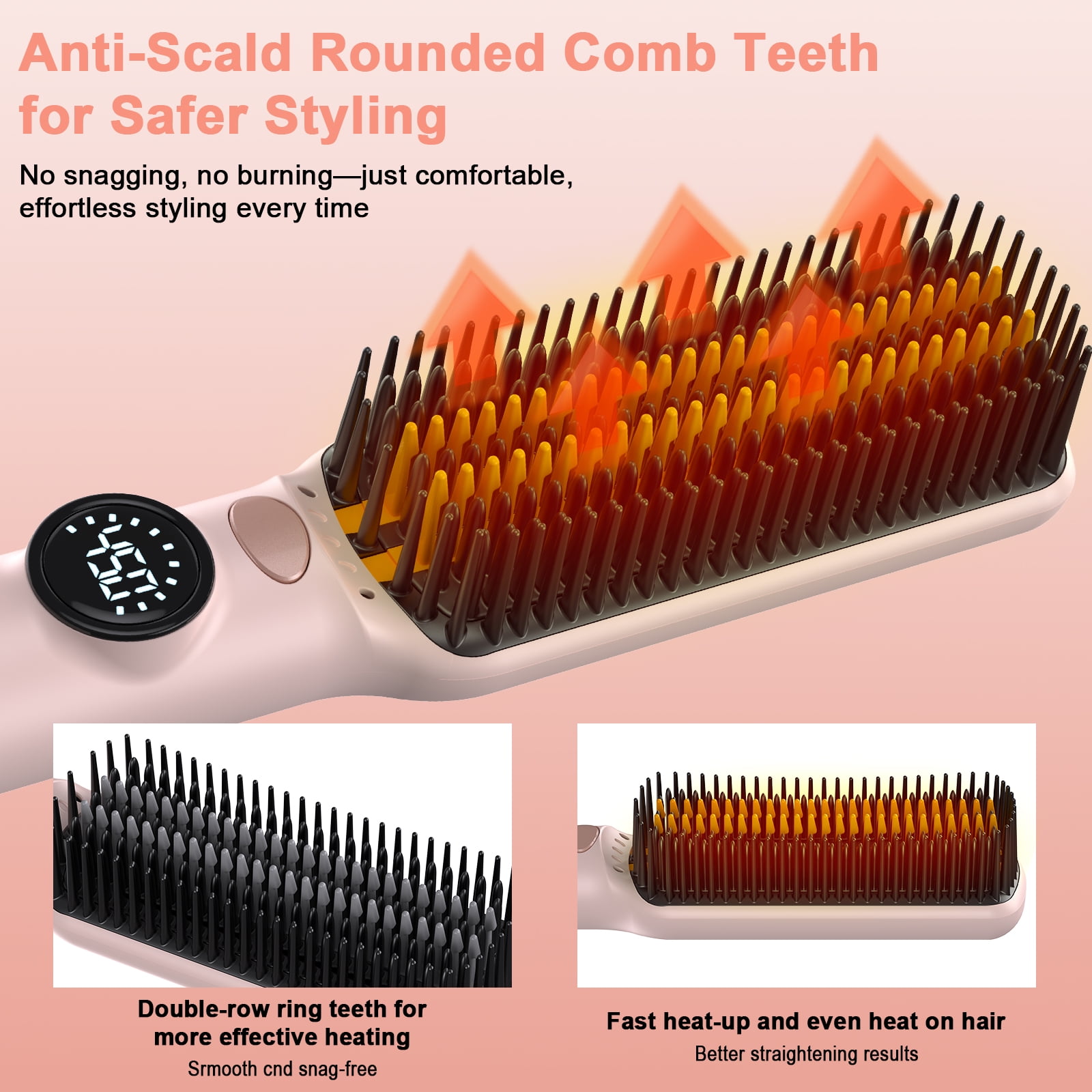 マニックストリートプリーチャーズ　deluxe editon セット FETERVIC 3-in-1 Ionic Hair Straightener Brush – Hot Air Blow Dryer