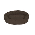 thumbnail image 1 of Dog Bed  Soft Comfortable Sleeping Mat  Personalized Bedding Supportive Cushion Custom Embroidered  Small Brown, 1 of 4