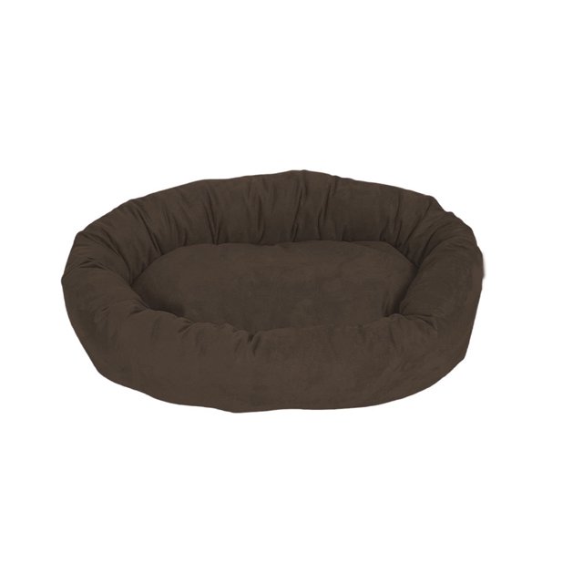Dog Bed Soft Comfortable Sleeping Mat Personalized Bedding Supportive Cushion Custom Embroidered Small Brown