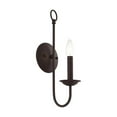 thumbnail image 4 of Bowery Hill 1-Light Contemporary Metal Wall Sconce in Bronze, 4 of 10