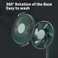 thumbnail image 4 of Portable Mini Car Fan Powerful Silent Fan 3 Speeds Settings 360° Rotation Car Desk Fan, 4 of 8