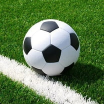 Size 5 PU Leather Soccer Ball – Classic Black & White Football for Training, Matches & Team Play