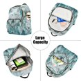 thumbnail image 5 of JIALIOU Mini Backpack Purse for Women Quilted Casual Daypack Small Travel Shoulder Bag, Wolf with Heart Ring, 5 of 7