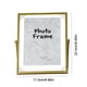 thumbnail image 3 of Marco de espécimen de flor seca de bricolaje Vidrio de metal Marco de fotos hecho a mano de 8.85x6.88in para padres e hijos Adorno de marco de imagen transparente Decoración del hogar Regalo, 3 of 6