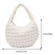 thumbnail image 3 of Lady Cloud Coin Purse Casual Bubble Bags Color sólido Regalos versátiles para amigos, 3 of 9
