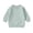 Mint Green, variant on MexChoioe Kids Basic Crew Neck Sweatshirt Long Sleeve Raglan Sleeve Pullover Loose Cut Fall Winter Everyday Wear for Boys and Girls
