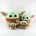 thumbnail image 3 of Baby Yoda Plush Stuffed Toy Plushie Cute Animal Keychain, Grogu Baby Yoda Star Wars Kids Doll Gift Keychain, 3 of 6