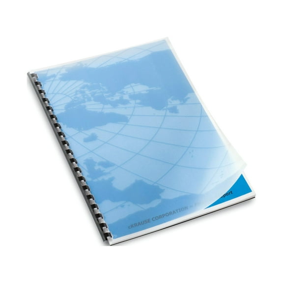 GBC Designer Premium Plus Presentation Cover Globe Frost Design 100 Pieces -