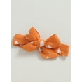 thumbnail image 6 of JYYYBF Newborn Infant Baby Girl Outfits Pumpkin Print Mesh Patchwork Summer Romper Dress Headband Cute Halloween Clothes, 6 of 6