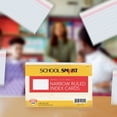 thumbnail image 3 of Index Cards School Smart Ruled, blancas, 3 x 5 pulgadas, paquete de 100, 3 of 7