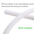 thumbnail image 2 of Alex Tech 100Ft - 1/4 Inch Split Wire Loom Tubing - White, 2 of 4