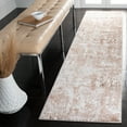 thumbnail image 2 of SAFAVIEH Skyler Walter Abstract Runner Rug, Brown/Ivory, 2'2" x 9', 2 of 7
