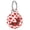Hearts, variant on SENHAWK AirTag IMD Pattern Case, IP67 Waterproof Rotary Lock Hard PC Holder, Compatible with Apple AirTag 1/2 Gen, GPS Tracker Cover with Key Ring