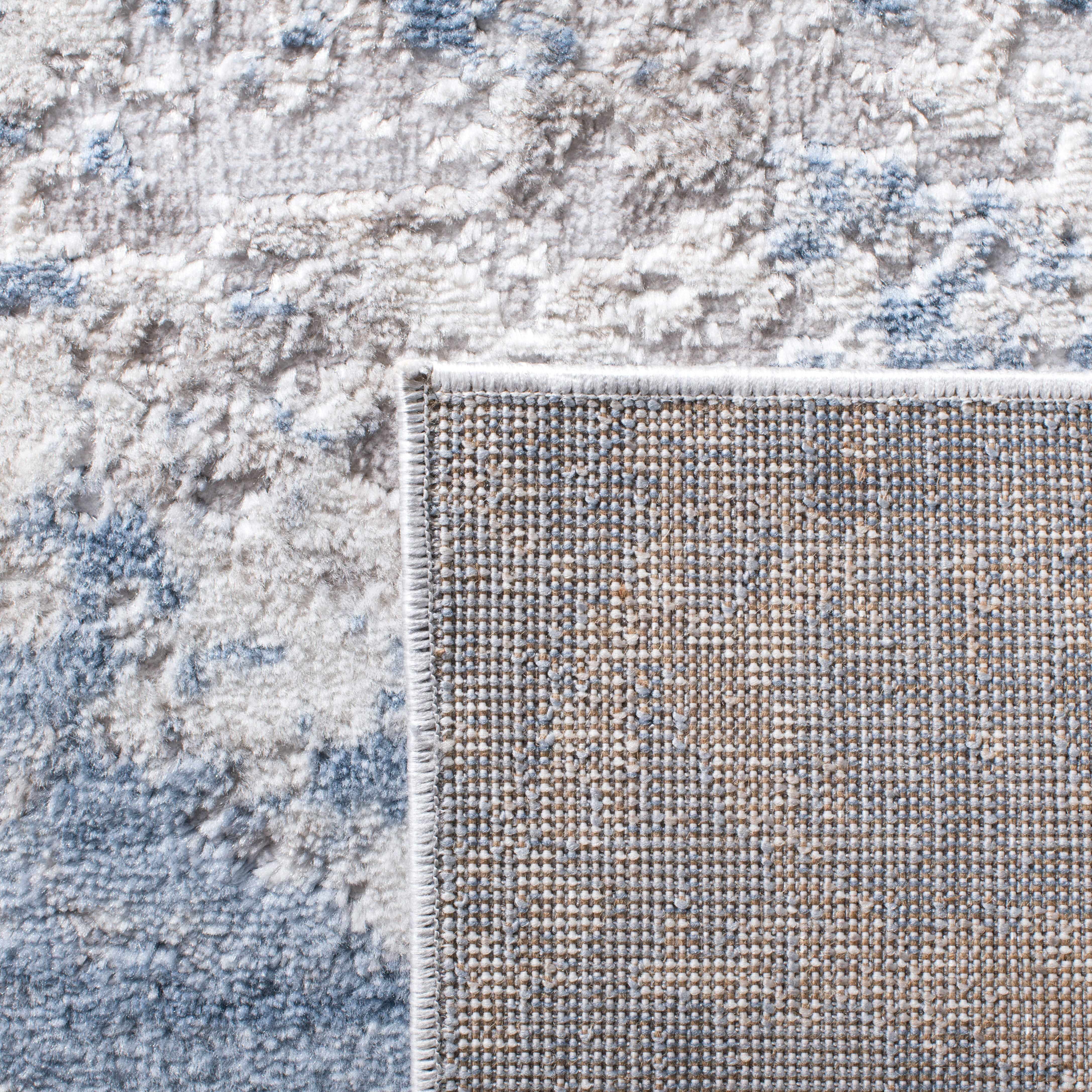 SAFAVIEH Amelia Alastar Abstract Distressed Runner Rug, Gray/Blue, 2'2" x 12'