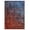 Red Blue, variant on GlowSol 5'x7' Modern Abstract Area Rug Non Slip Low Pile Soft Accent Rugs Washable Rug for Home Office Dorm, Red Blue