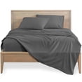 thumbnail image 5 of Bare Home Microfiber Sheet Set - Double Brushed - Deep Pocket (Twin, Gray), 5 of 6