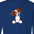 thumbnail image 4 of Inktastic Pocket Brittany Spaniel Long Sleeve Youth T-Shirt, 4 of 5