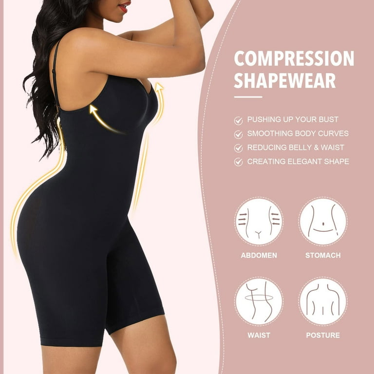 Faja Shapewear for Women Seamless Full Body Shapewear Bodysuits Tummy  Control Body Shaper Mid Thigh Slimmer Butt Lifter for Wedding Party 
