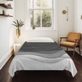 thumbnail image 4 of Ombre Waves Tapestry for Bedroom Wall Hanging Tapestry, Abstract Art Gradient Black Modern Ceiling Backdrop Tapestries Poster Blanket Wall Decor for Teens Room Living Room Dorm 59" x 90", 4 of 8