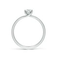 thumbnail image 2 of ANGARA Natural 0.71 Ct. Diamond Solitaire Engagement Ring in 14K White Gold for Women (Ring Size: 3), 2 of 10