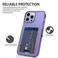 thumbnail image 3 of For iPhone 13 Pro Clear Wallet Case, Card Holder Slot Slim Thin Clear Flexible TPU Soft Skin Silicone Protective Phone Case Cover for Apple iPhone 13 Pro, 3 of 9