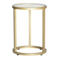 thumbnail image 3 of Studio Designs Camber Moderne Rond Tables d'Extrémité, Métal Or/verre, 3 of 8