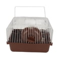 thumbnail image 4 of Hamster Cage Breathable Portable Small Animal House with Water Bottle Bowl Running Wheel for Guinea Pig Rabbit, 4 of 14