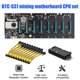 thumbnail image 5 of Btc-S37 Máquina De Minería Placa Base Cpu Set 8 Ranura Para Tarjeta Gráfica + Adaptador De Corriente De 24 Pines + Pci Express De 8 Pines A Doble Pcie 8 (6 + 2) Cable De Alimentación De Pines Moyic EL012795-00, 5 of 6