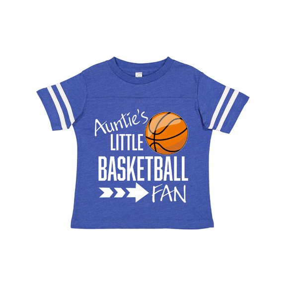 Inktastic Auntie's Little Basketball Fan Boys or Girls Toddler T-Shirt