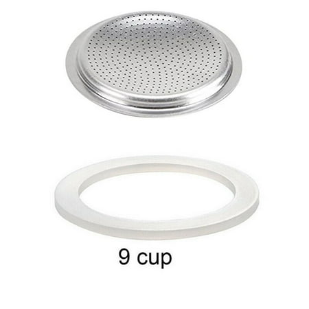 

RANMEI Replacement Gasket Seal for Coffee Espresso Moka Stove Pot Top Silicone Rubber
