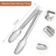 thumbnail image 2 of Pinzas para servir Pinzas de cocina, pinzas para buffet, pinzas de acero inoxidable para alimentos Pinzas para servir, pinzas pequeñas, utensilios para servir Pinzas para ensalada Pinzas metálicas, 2 of 8