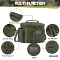 thumbnail image 3 of Tactical Lunch Box for Men Military Heavy Duty Lunch Bag Work Leakproof Insulated Durable Thermal Cooler Bag Meal Camping Picnic, 3 of 5