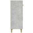 thumbnail image 3 of vidaXL Sideboard Concrete Grey 69.5x34x90 cm Engineered Wood, 3 of 5