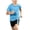 Light Blue, variant on Miqool Boys 2-Piece Summer Athletic Sets Quick Dry Short Sleeve Elastic Waist Shorts Lightweight Sports Sets 1-15 Years