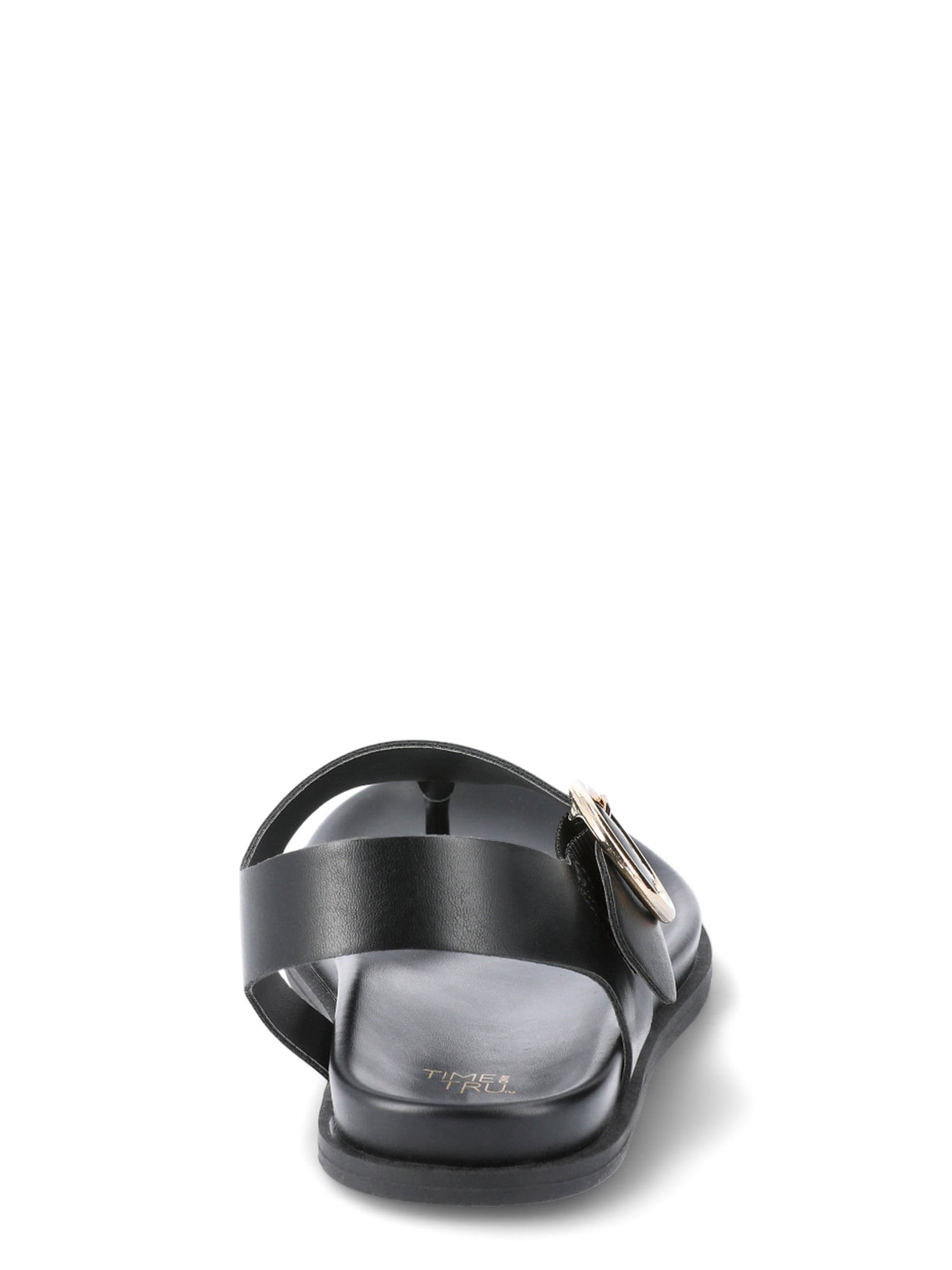 Time and Tru Women's Minimalist Buckle Sandals