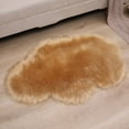 thumbnail image 4 of TIELUTT Imitation Wool Carpet Living Room Shag Carpet Oval Bedroom Machine Washable Floor Mat Throw Rugs for Living Room Popcorn Blanket Area Rug Living Room Decorative Blankets Big Soft Blanket, 4 of 4