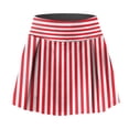 thumbnail image 5 of Skirts for Women Fashion Casual Popcorn Knit Striped Double Layer Skirt Pants With Elastic Waist For Daily Wear New Years Skirt Party Carnival, M, 5 of 5