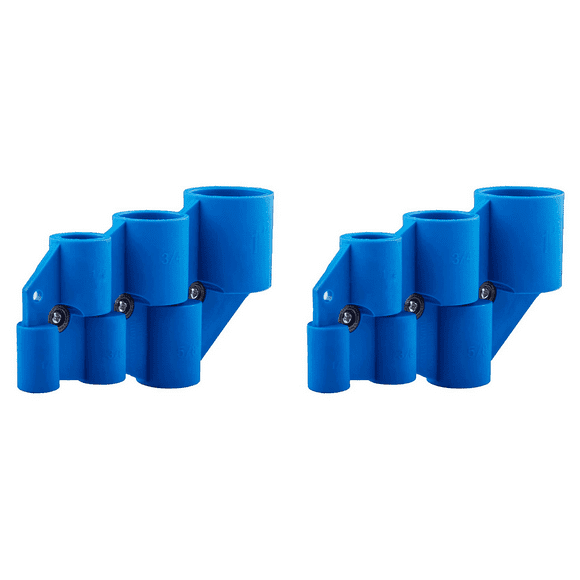 2X Full Size 1/4Inch-1Inch Deburring Pipe and Depth Gauge Tool for Copper, CPVC, PEX, PE-RT, HDPE Pipe